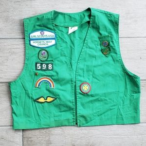 $ Girl Scouts Vest Vintage XS